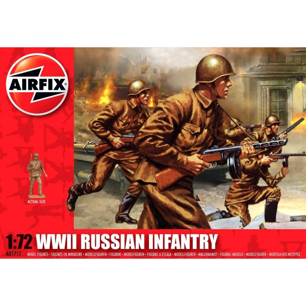 Figurines 2ème Guerre Mondiale : Infanterie russe - Airfix-01717