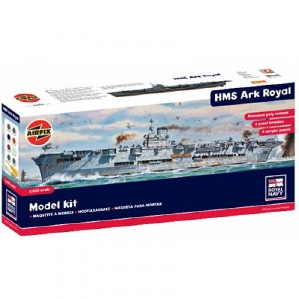Maquette bateau : Model Kit : HMS Ark Royal  - Airfix-50070