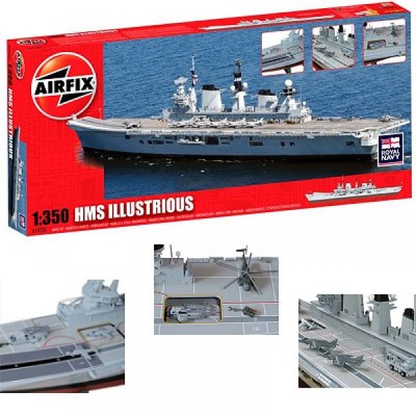 Maquette bateau : Porte-avions HMS Illustrious - Airfix-14201