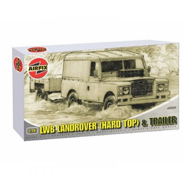 Maquette LWB Landrover and Trailer - Airfix-02324