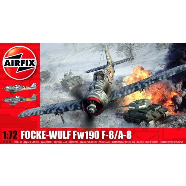 Maquette avion : Focke Wulf Fw190 F-8/A-8 - Airfix-02066