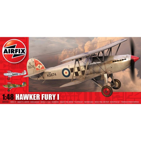 Maquette avion : Hawker Fury I - Airfix-04103