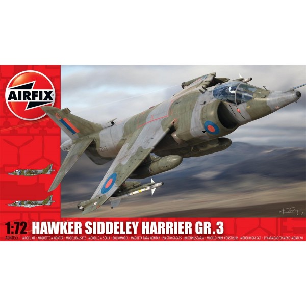 Maquette avion : Hawker Siddeley Harrier GR3 - Airfix-04055