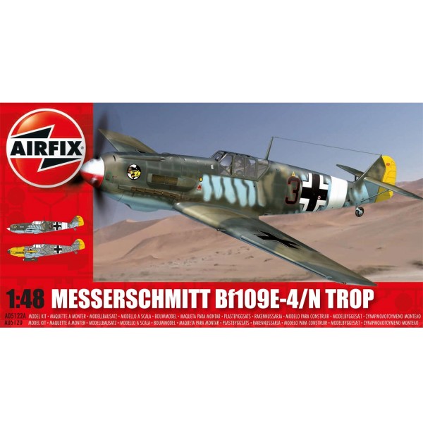 Maquette avion : Messerschmitt Bf109E-4/N Tropical - Airfix-05122A
