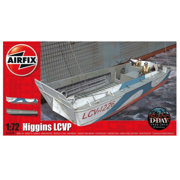 Maquette bateau : Higgins LCVP : 1:72 - Airfix-02340
