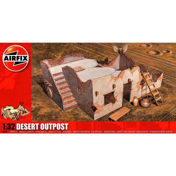 Maquette Ruines de guerre : Poste avancé du désert - Airfix-06381