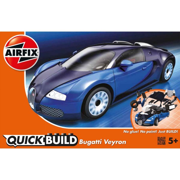 Maquette voiture : Quick Build :Bugatti Veyron 16.4 - Airfix-J6008