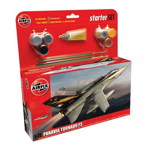 Maquette avion : Starter Set : Panavia Tornado F3 Large - Airfix-55301
