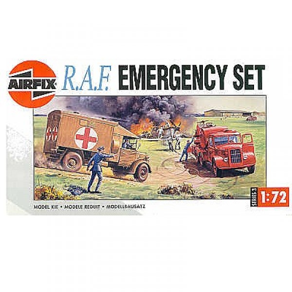 Maquettes véhicules militaires : RAF Emergency Set - Airfix-03304