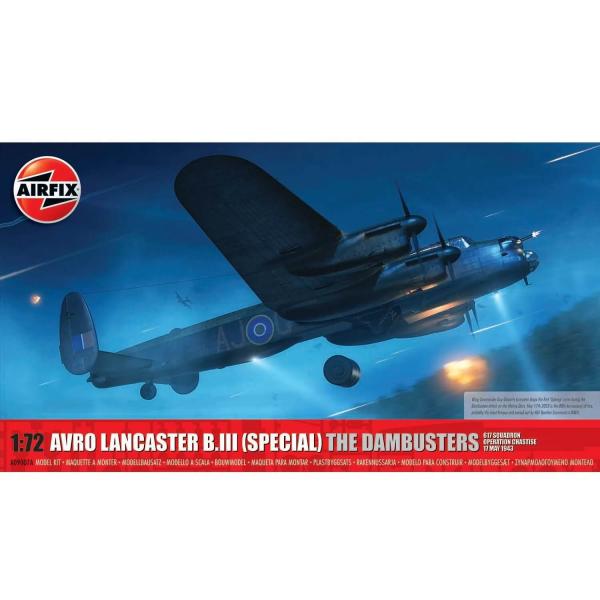 Maquette avion militaire : Avro Lancaster B.III (SPECIAL) THE DAMBUSTERS - Airfix-A09007A