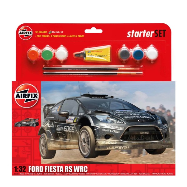 Maquette voiture : Set Starter : Ford Fiesta RS WRC - Airfix-A55302