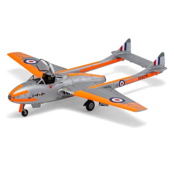 Maquette avion :  De Havilland Vampire T.11 / J-28C - Airfix-A02058A