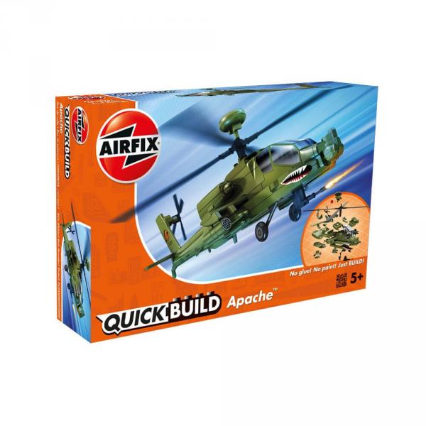 Maquette hélicoptère : Quick Build : Apache - Airfix-J6004