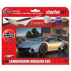 Maquette voiture : Starter Set - Lamborghini Huracán EVO