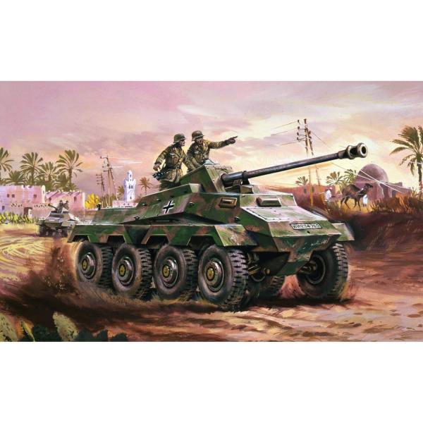 Maquette véhicule militaire : SDKFz.234 Armoured Car - Airfix-A01311V
