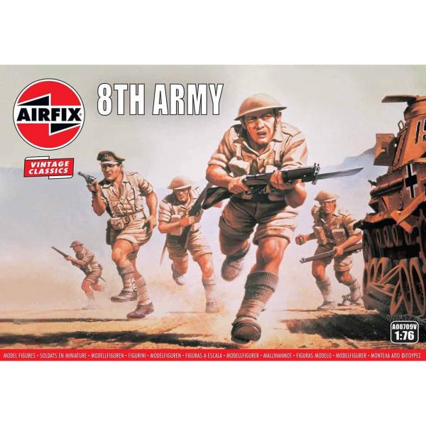 Figurines 2ème Guerre Mondiale : WWII British 8th Army - Airfix-A00709V