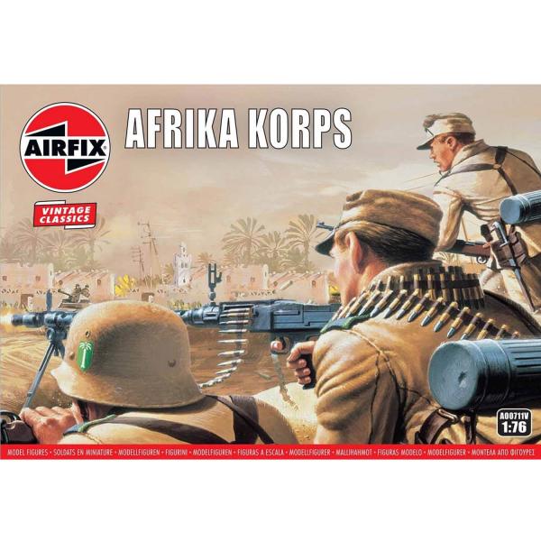 Figurines 2ème Guerre Mondiale :  WWII Afrika Corps - Airfix-A00711V