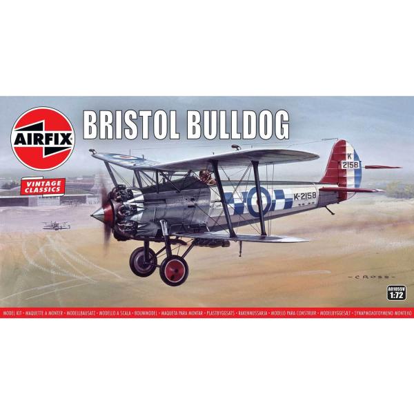 Maquette avion : Vintage Classics : Bristol Bulldog - Airfix-A01055V