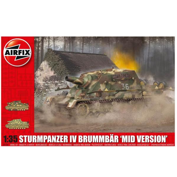 Maquette Char : Sturmpanzer IV Brummbar "Mid Version" - Airfix-A1376