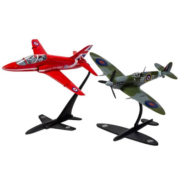 Maquettes avions : Best of British : Supermarine Spitfire et BAe Hawk - Airfix-A50187
