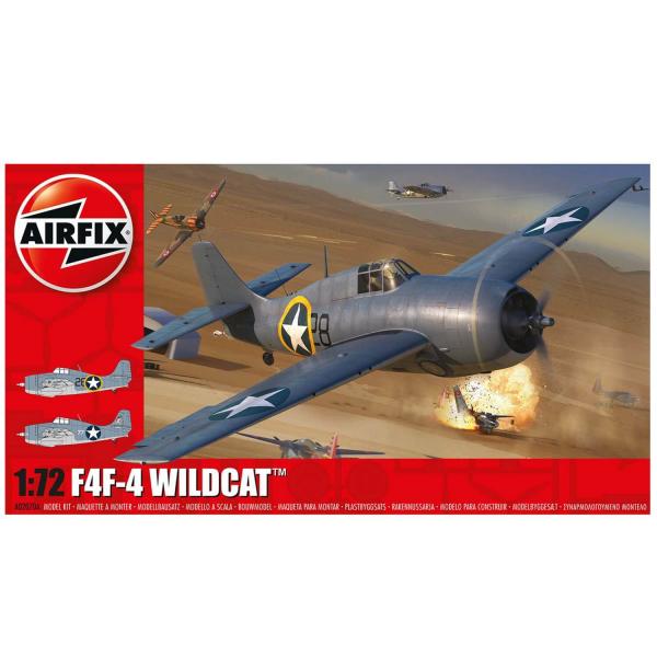 Maquette Avion Militaire : Grumman F4F-4 Wildcat - Airfix-A02070A
