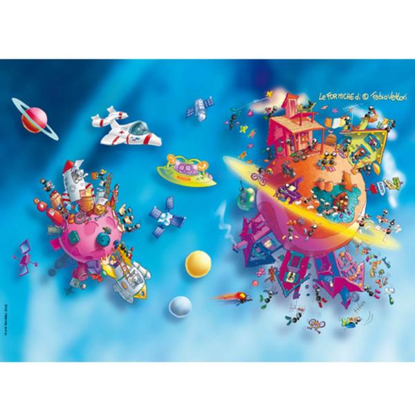 540 pieces puzzle: The planets - Akena-58083