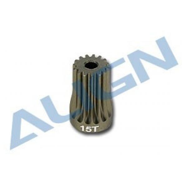 H50062 - Pignon 15 D M0,6 Metal T-REX 500 - ALG-1-H50062