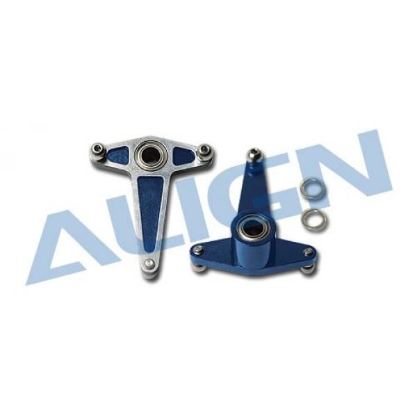 H60027-84 - Set Levier Roll Metal bleu  T-REX 600 - ALG-1-H60027-1-84
