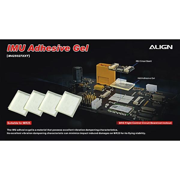 M425027XXT Gel adhésif anti-vibration pour IMU MR25 - ALIGN - M425027XXT