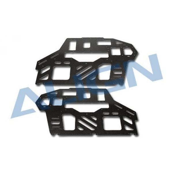 H55012 - Placa Lateral Carbon 1.6 mm T-REX 550 - ALG-1-H55012