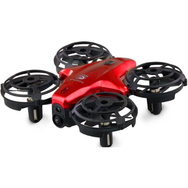 Mini Drone Sparrow Rouge Avec Controle Par Capteur Manuel - 25324