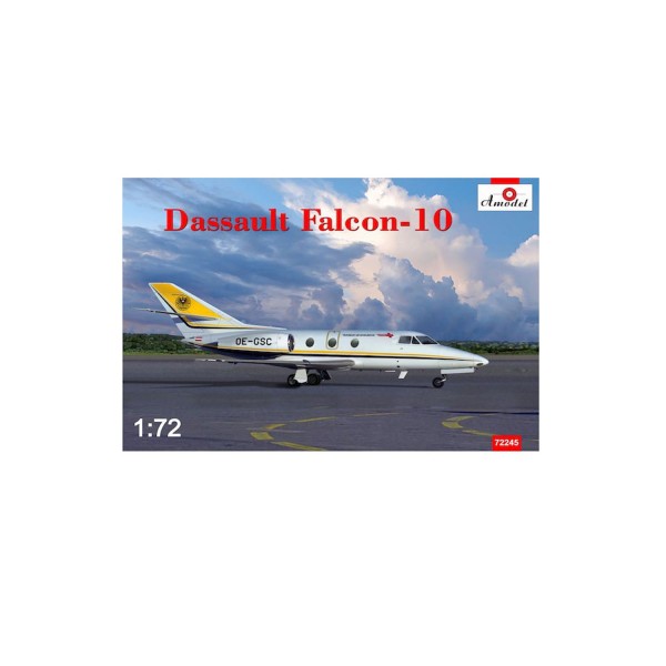 Maquette Avion : Dassault Falcon-10 - Amodel-AM72245