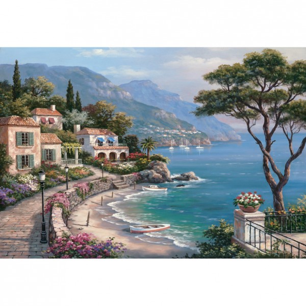 2000 pieces puzzle: Hills by the sea - Anatolian-ANA3911