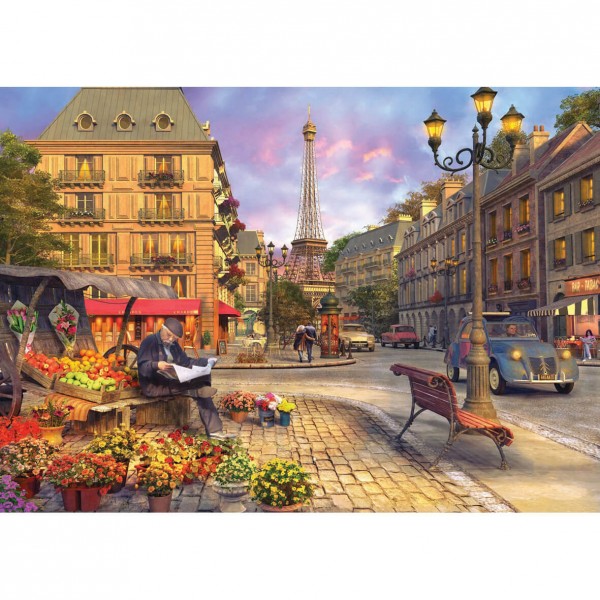 Puzzle 1500 pièces : Rues de Paris - Anatolian-ANA4542