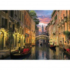 Puzzleteil mit 3000 Teile: Venedig in der Abenddämmerung