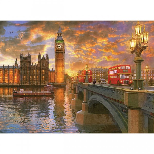 1000 Teile Puzzles: Sonnenuntergang in Westminster - Anatolian-ANA1023