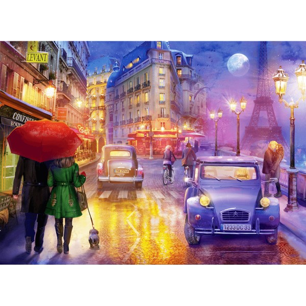 Puzzle 1000 pièces: Une Nuit à Paris, Lilia - Anatolian-ANA1070
