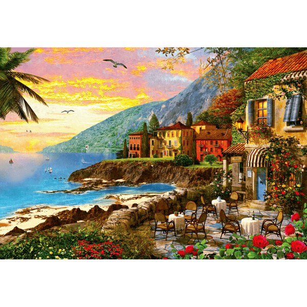 Puzzle 2000 pièces : Coucher de soleil sur l'île, Dominic Davison - Anatolian-ANA3942