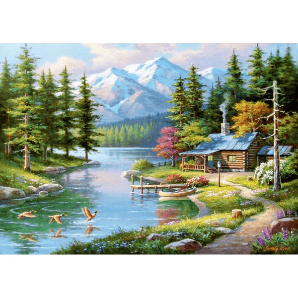 1500 pieces puzzle: Canoe area, Sung Kim - Anatolian-ANA4554