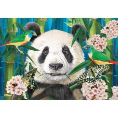 Puzzle 260 pièces : Paradis des pandas 