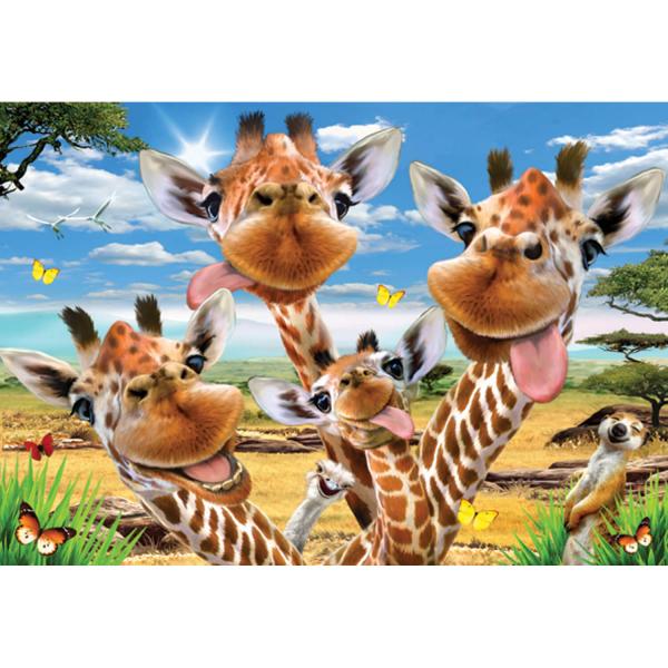 Puzzle 500 pièces : Selfie girafe  - Anatolian-ANA3617