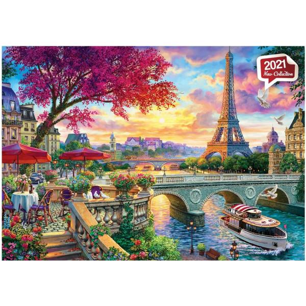 Puzzle 3000 pièces : Paris en fleurs - Anatolian-ANA4919