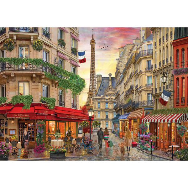 Puzzle 1500 pièces : Café Eiffel - Anatolian-ANA4572