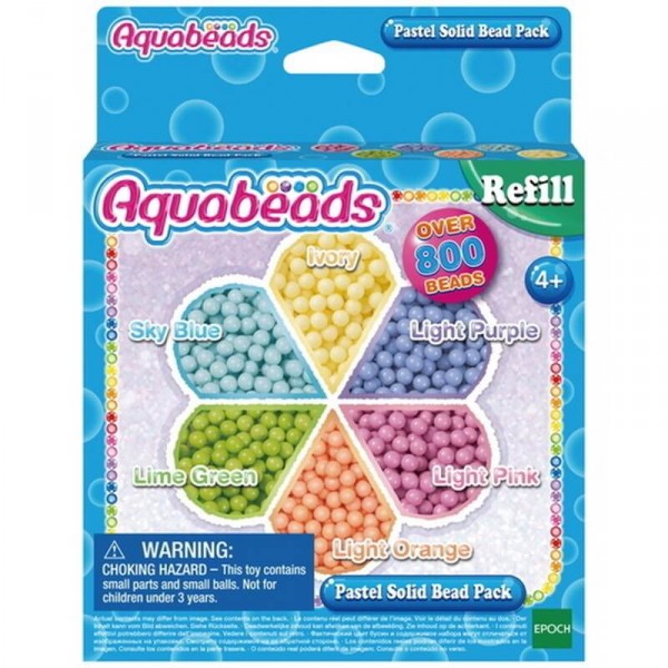 Perles Aquabeads : Recharge pastel - Aquabeads-31360