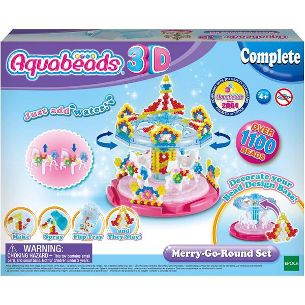 Perles Aquabeads : Le carrousel 3D - Aquabeads-31392