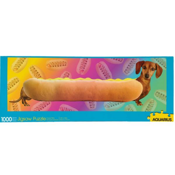 Puzzle panoramique 1000 pièces : Wiener dog - Aquarius-58419