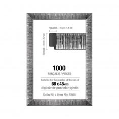 Frame For 1000 Pieces Puzzles - 30 mm : Silver