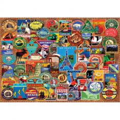 Puzzle 1500 pièces : Voyageur du monde