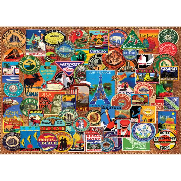 Puzzle 1500 pièces : Voyageur du monde - ArtPuzzle-5408