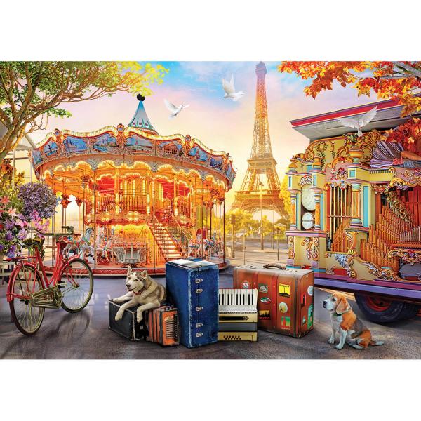 2000-teiliges Puzzle: Vergnügungspark, Paris - ArtPuzzle-5497